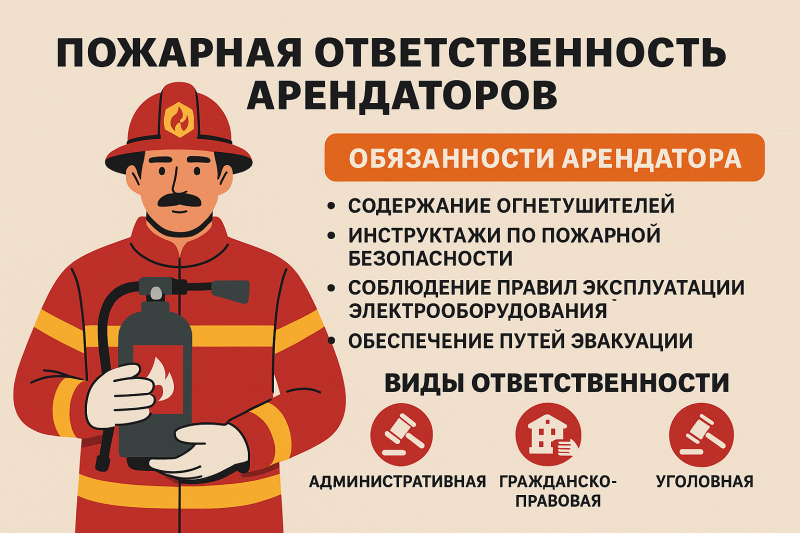Пожарная ответственность арендаторов: нормы, практика и рекомендации