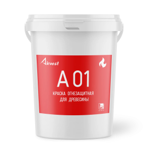 Аквест-01 (А 01) (25 кг) краска огнезащитная для древесины