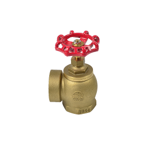 КПУ 50 угловой 90° (муфта-муфта) клапан пожарный латунный (аналог AVH 50)