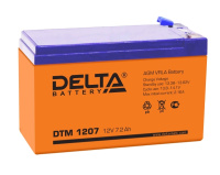Delta DTM 1207 (12В 7,2Ач) 151х65х94 мм Аккумуляторная батарея Delta DTM 1207 (12В 7,2Ач) 151х65х94 мм Аккумуляторная батарея