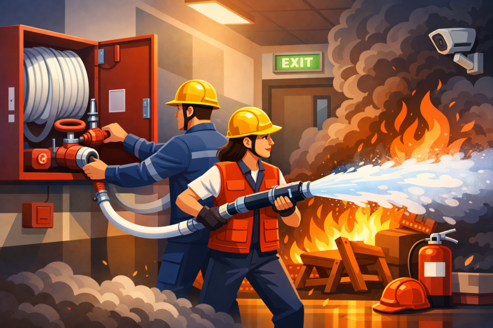 Применение пожарного крана: назначение, правила использования и требования безопасности