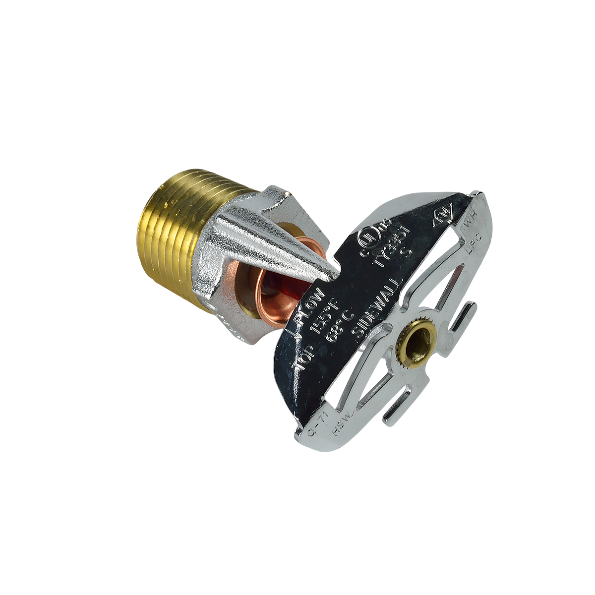 TYCO ТY3351 К=80 1/2" 182⁰С хром спринклер горизонтальный