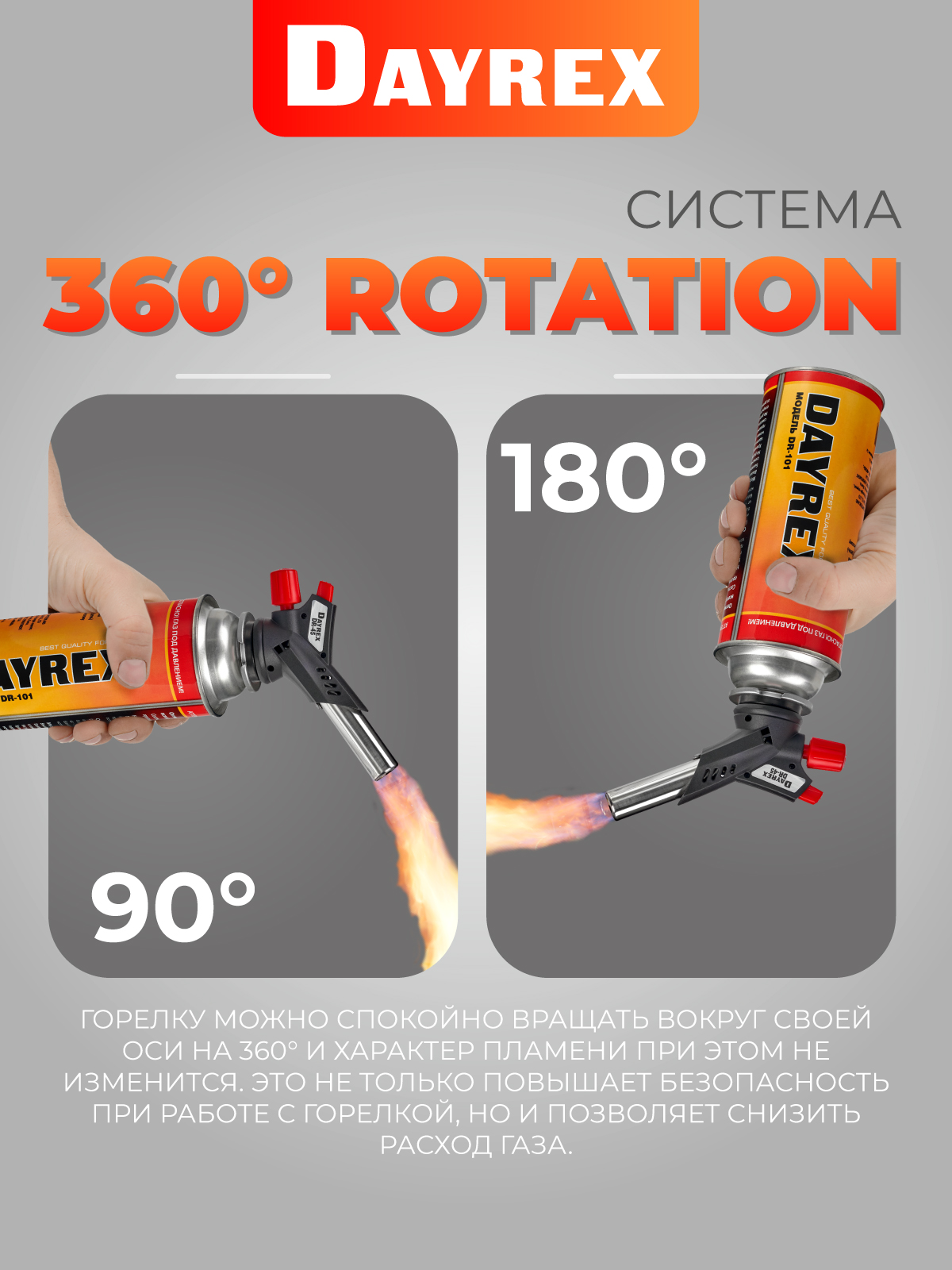 DAYREX-45 1/10/50 газовая горелка