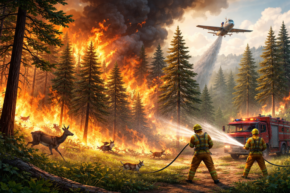 Природные пожары: причины, виды, последствия и меры профилактики