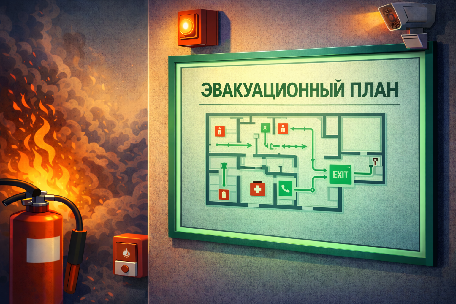 План эвакуации. Требования пожарной безопасности: как правильно разработать и оформить