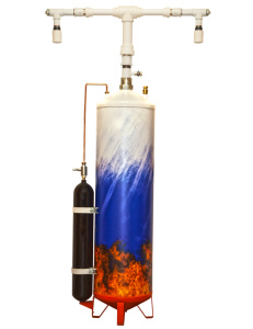 ТРВ-Гарант-160-40-3 модуль пожаротушения тонкораспыленной водой