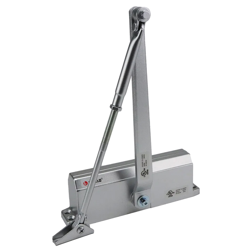 Е-604 Oubao доводчик для дверей серебро (до 100 кг)