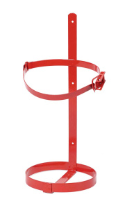 Кронштейн ТВ2 для огнетушителя транспортный металлический с защелкой (для ОУ-2)