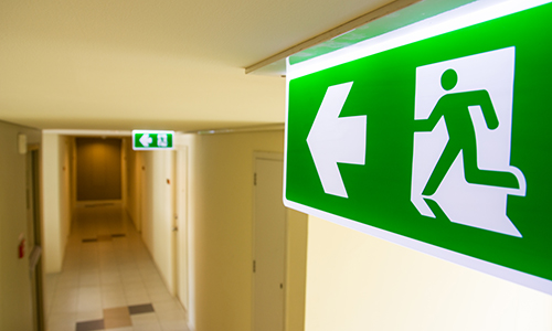 План эвакуации при пожаре в детском саду 