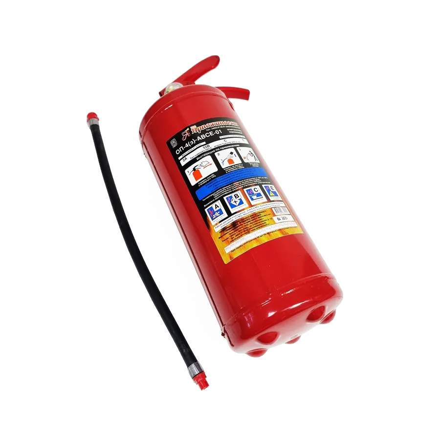 ОП-4(з)-ABCE (ЗПУ латунь) Ярпожинвест огнетушитель порошковый