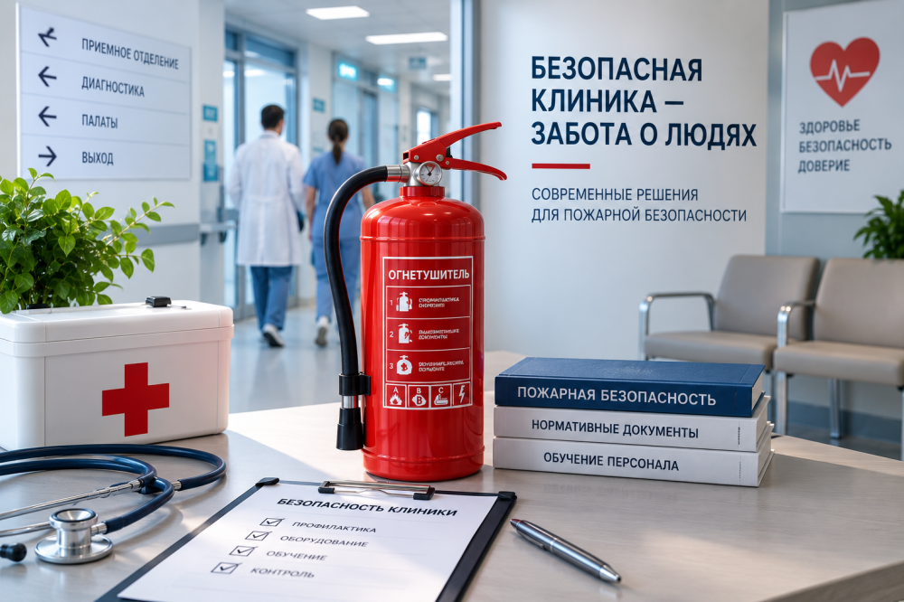 Пожарная безопасность в клинике: полное руководство по требованиям и оборудованию