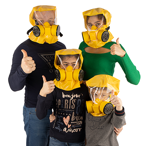 УФМС ШАНС-Е базовый с фильтрами ФСЭ с п/м (не менее 30 мин.) cамоспасатель фильтрующий