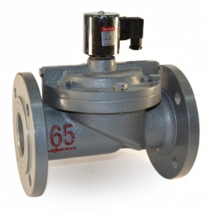 SMART HF65023 DN65 Flange с катушкой 220В клапан электромагнитный (соленоидный) нормально-закрытый фланцевый