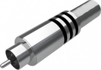 RCA012 разъем "тюльпан" RCA, металл