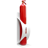 Парус Подставка для огнетушителя ОУ-5, ОУ-7 (d-133), белая Парус Подставка для огнетушителя ОУ-5, ОУ-7 (d-133), белая