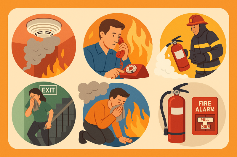 Пожарная безопасность: правила поведения и грамотные действия при пожаре
