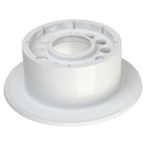 Устройство для углубленного монтажа оросителей пластик белый L=28 мм с пластиковым держателем с отверстиями (РФ)