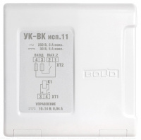 УК-ВК исп.11, 1 канал НР, Входное напряжение 12В, ток-40мА. Выходное напряж.-до 250В ,ток - до 5А