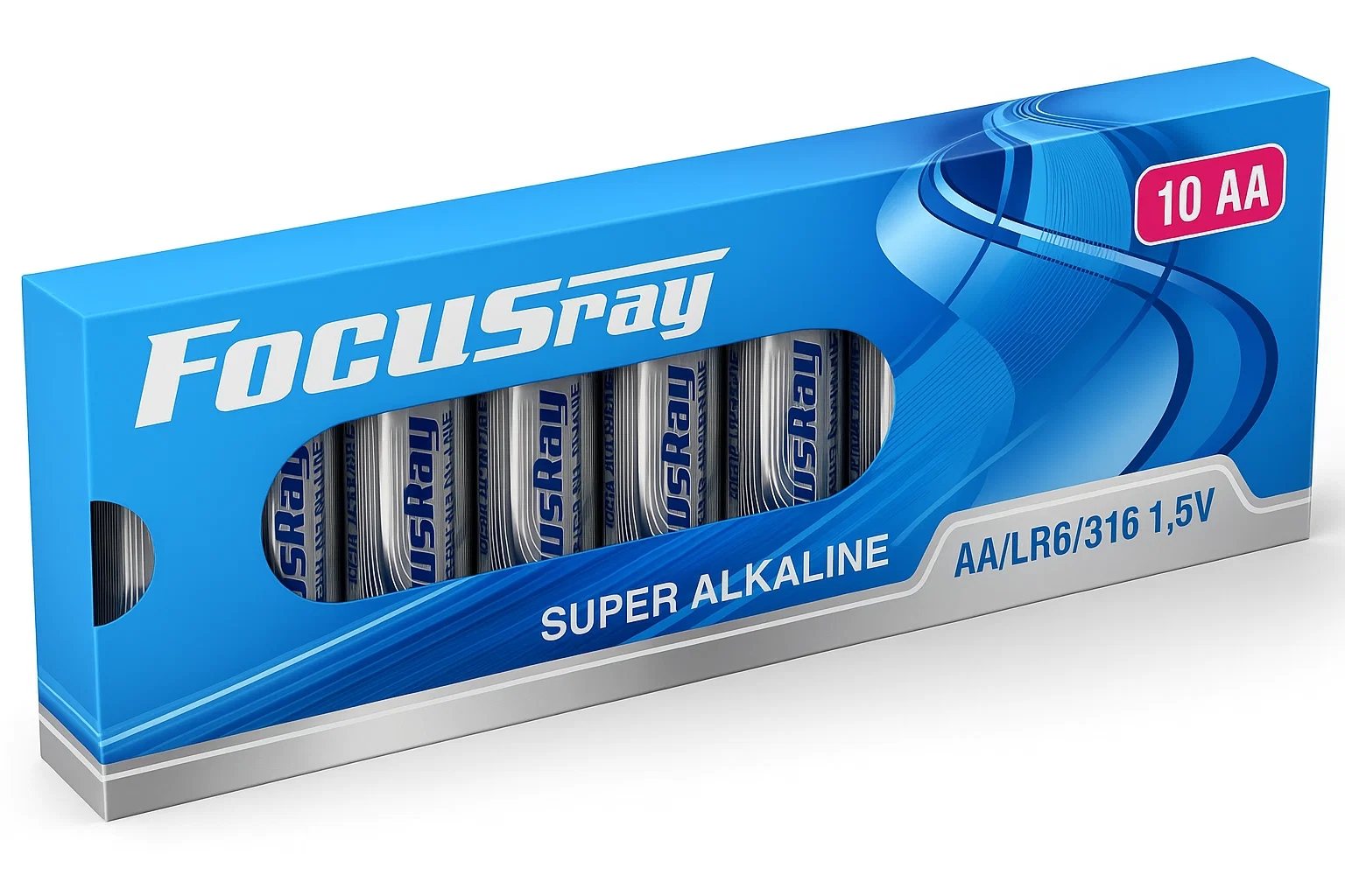 FOCUSray LR6/BOX10 Super Alkaline АА 1/24/48 батарейка