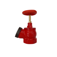 КПЧ 50-1 угловой 125° (муфта-цапка) удлиненный шпиндель клапан пожарный чугунный