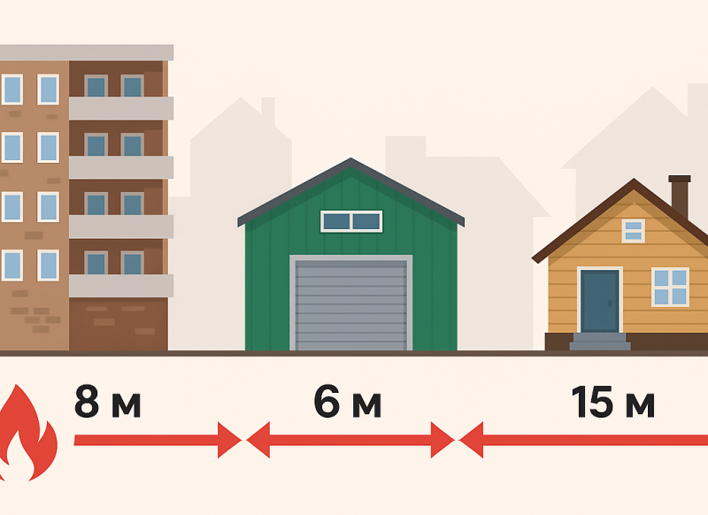 Противопожарные расстояния между зданиями: нормы, правила и особенности применения