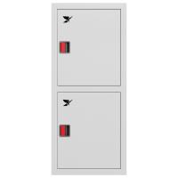 ШП-К-О-Пульс-320 ВЗБ ЕВРО правый шкаф пожарный с евроручкой (встроенный, закрытый, белый)