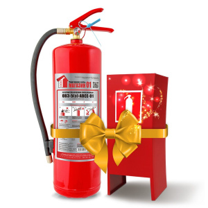 Набор "Огнетушитель ОВЭ-5+Подставка под огнетушитель"