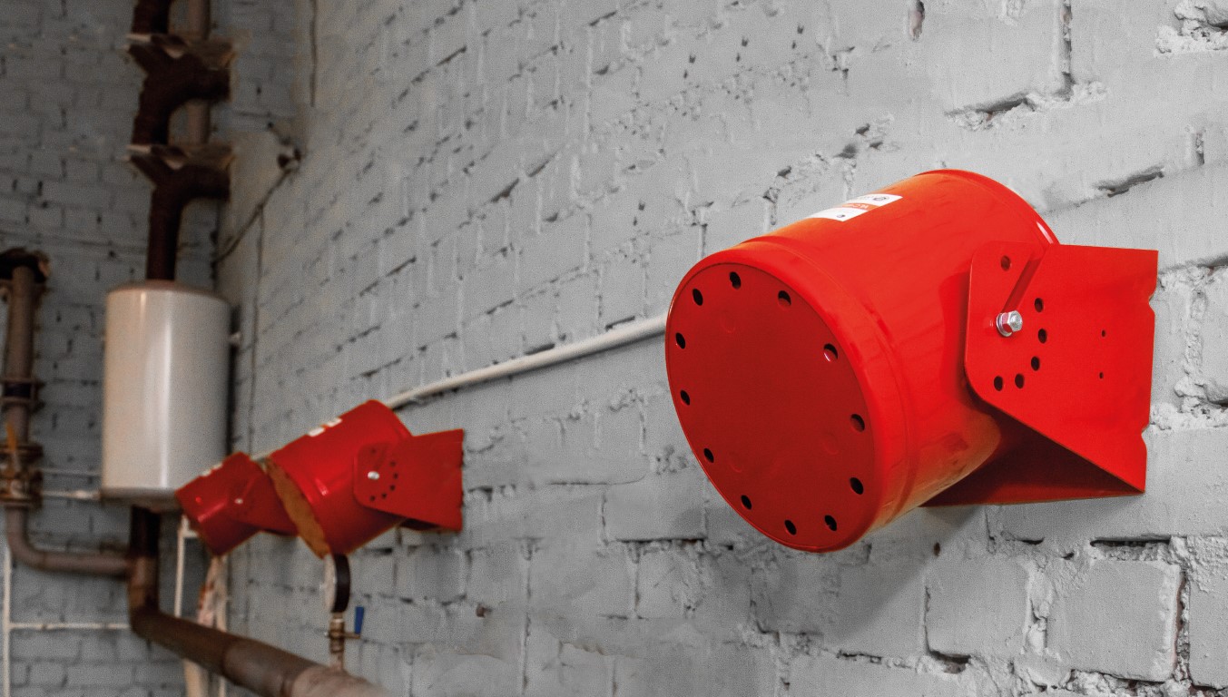 АГС-8/1 с узлом запуска ВЭЛ генератор огнетушащего аэрозоля