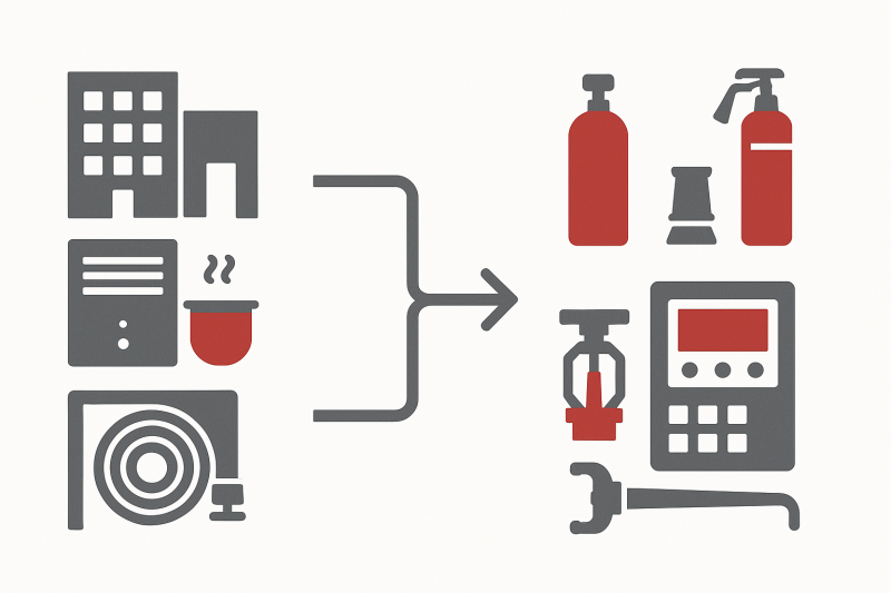 Как выбрать оборудование для монтажа автоматических систем пожаротушения