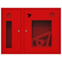 ШП-К-О-Пульс-315 НОК правый шкаф пожарный с почтовым замком (навесной, открытый, красный)