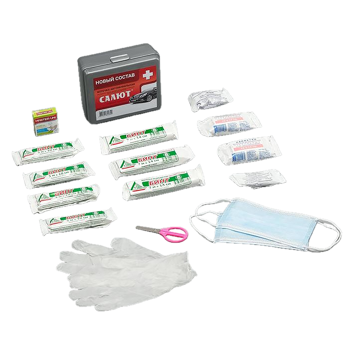 САЛЮТ мини (новый состав) аптечка автомобильная