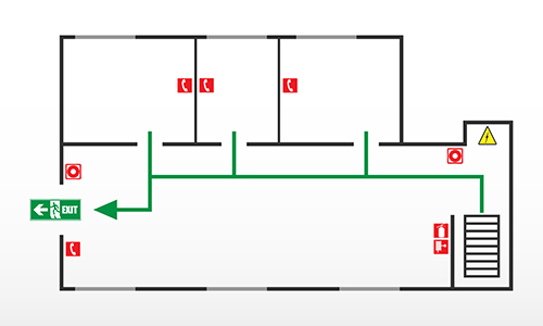 Как выглядит эвакуационный план: основные требования