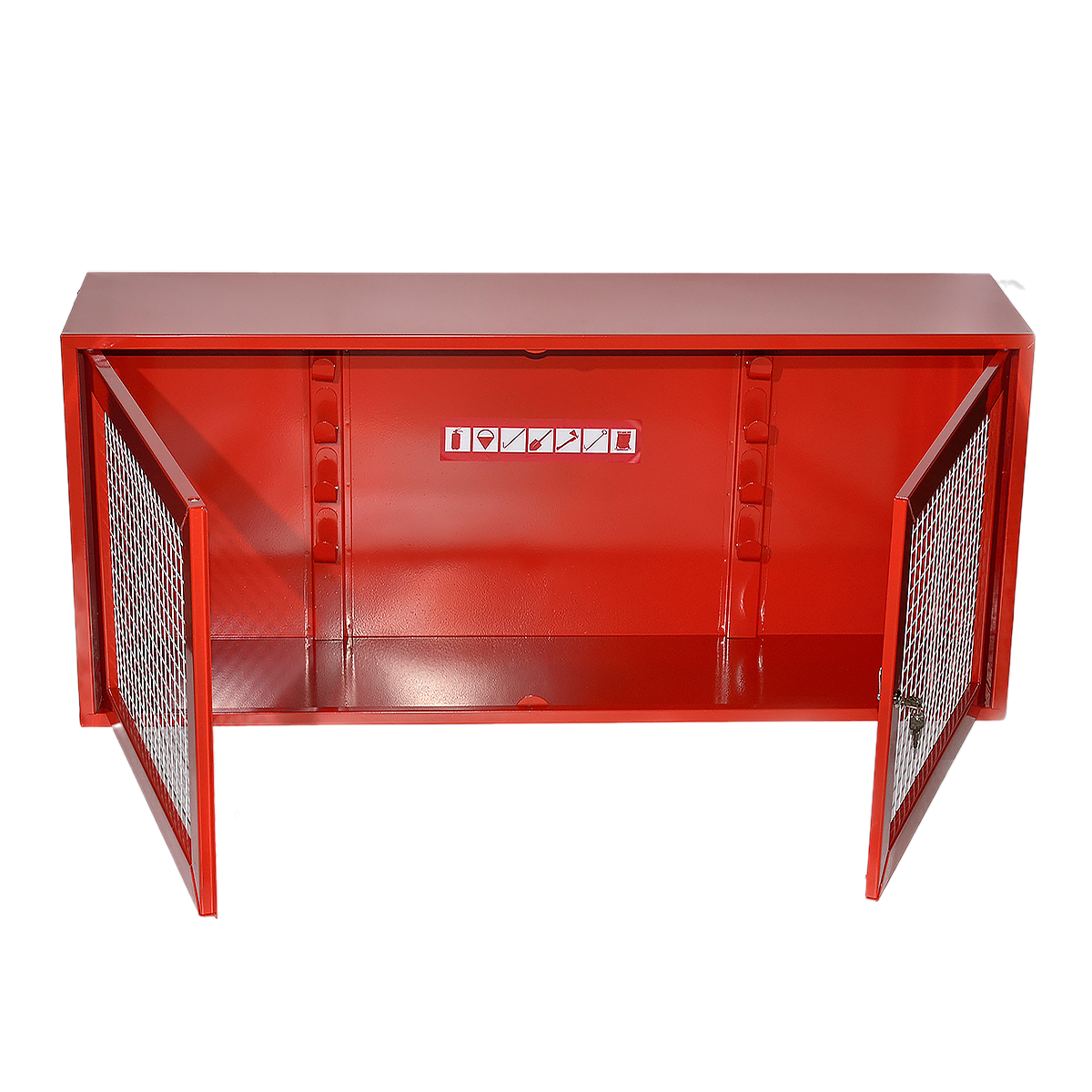 Щит пожарный закрытый с сеткой ЩПЗ-С Престиж (без комплектующих)