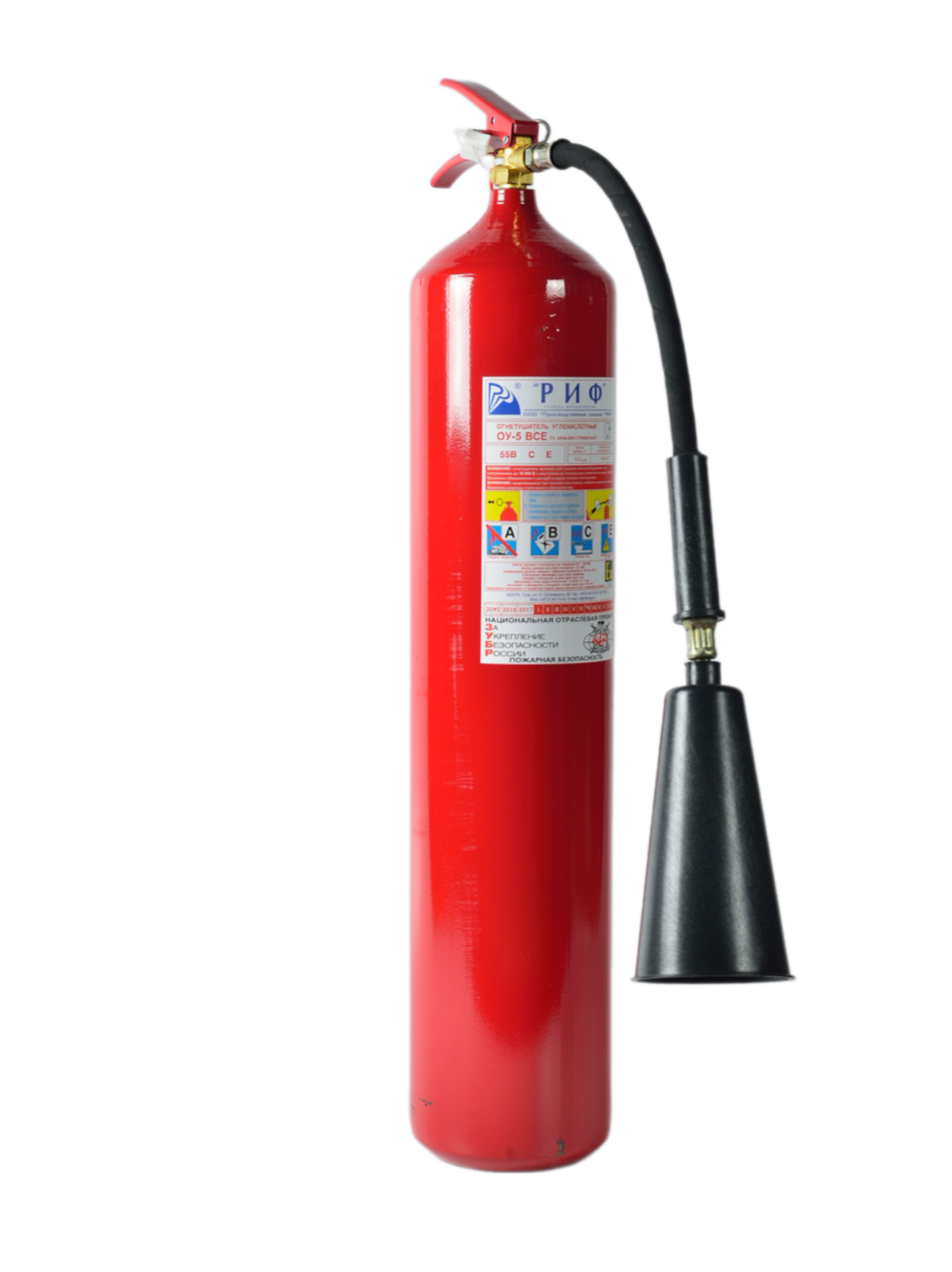 ОУ-5-BCE РИФ огнетушитель углекислотный
