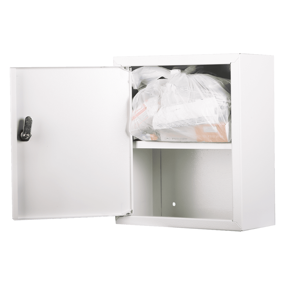 Аптечка первой помощи работникам по приказу №262н (металлический шкаф)