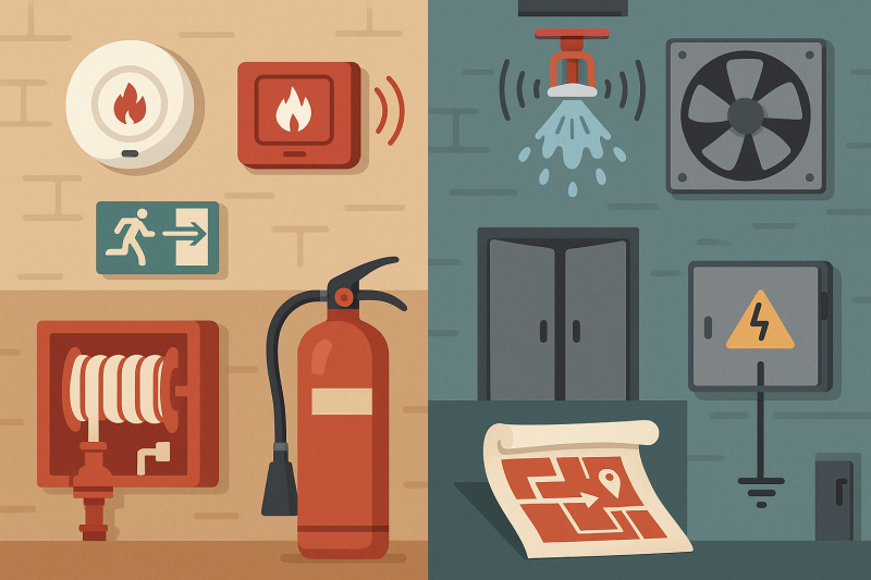 Основные элементы системы обеспечения пожарной безопасности