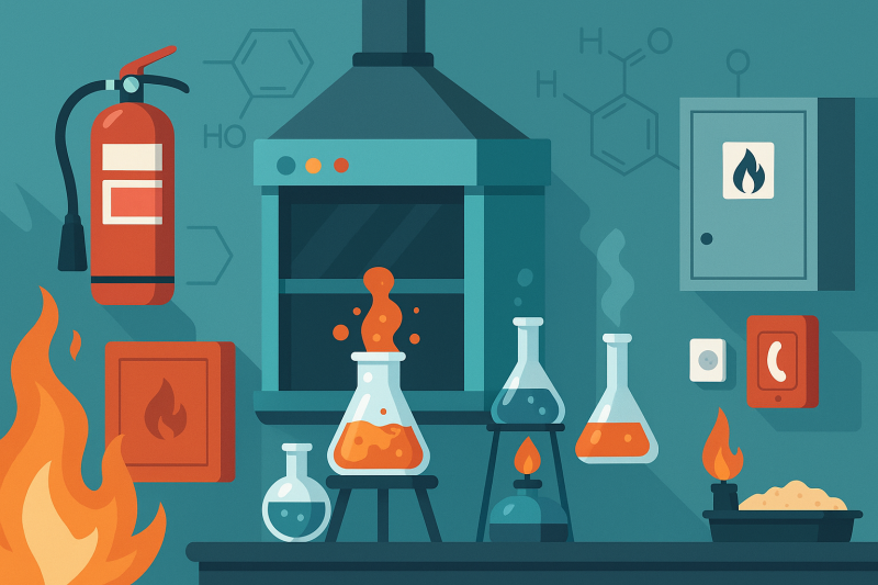 Пожарная безопасность в кабинете химии: требования, риски и практические меры защиты