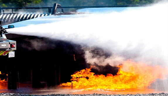 Установка для тушения пожаров