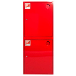 ШП-К-320-21 НЗК (ШПК-20НЗК) шкаф пожарный правый с почтовыми замками (навесной, закрытый, красный)