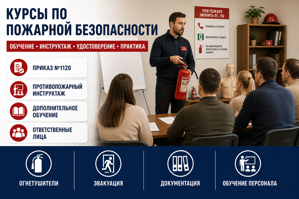 Курсы по пожарной безопасности: как выбрать обучение и не нарушить закон