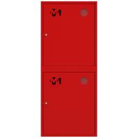 ШП-К-003-21 "Т" НЗК М01 правый шкаф пожарный с почтовыми замками (навесной, закрытый, красный)