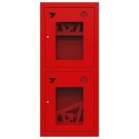 ШП-К-Пульс-320-21 ВОК правый шкаф пожарный с почтовыми замками (встроенный, открытый, красный)