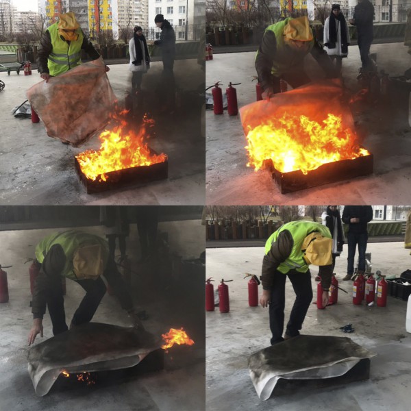 Специальная огнестойкая накидка ШАНС