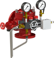Узел управления дренчерный УУ-Д150/1,6 (Э24,ГО0,07)-ВФ.04 с комбинированным приводом