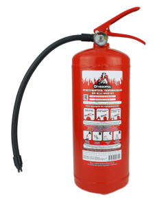 ОП-4(з)-ABCE (ЗПУ латунь) Огнеборец огнетушитель порошковый без кронштейна