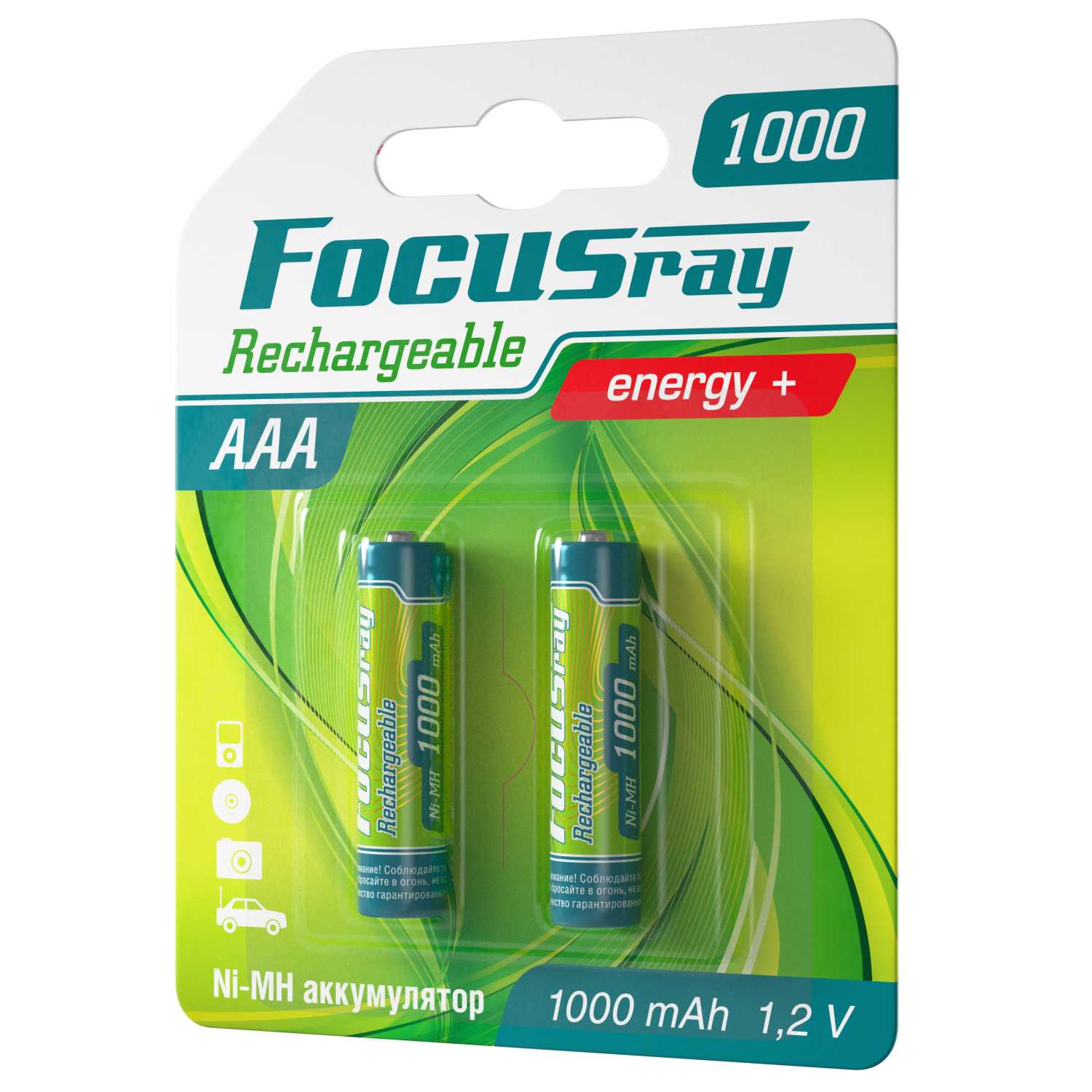 FOCUSray 1000 mAH AAA 1/12/144 аккумулятор