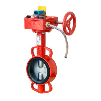 Machaon BFV-02/W PN 10/16 ДУ 200 затвор поворотный дисковый с редуктором-рулем и встроенным концевым выключателем Machaon BFV-02/W PN 10/16 ДУ 200 затвор поворотный дисковый с редуктором-рулем и встроенным концевым выключателем