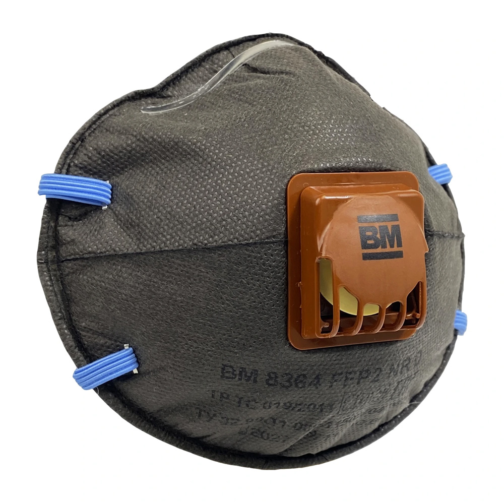 ВМ 8364 FFP2 NR D полумаска фильтрующая для защиты от аэрозолей и органических паров чашеобразная с клапаном выдоха