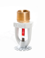DY-3327 К-80 57⁰С 1/2" белый 5мм UL спринклер розеткой вниз (Duyar)