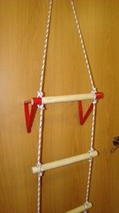 Лестница веревочная спасательная ЛНСП - 10м